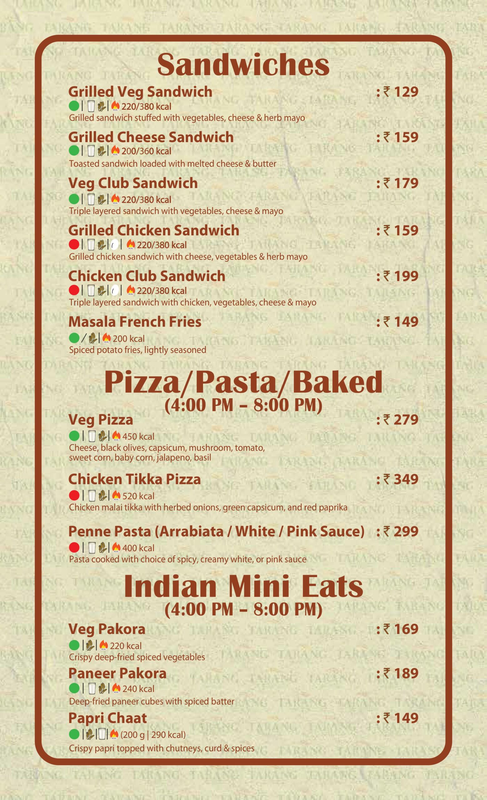 Tarang _ Rajarhat Breakfast & Tea Time Menu-images-3